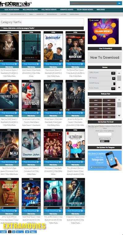 Extramovies 2023: Best 20 Free Sites For Movie Enthusiasts.